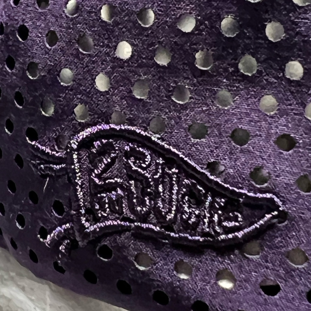 Hall Of Fame 2nd Sucks Mesh Side Buckle Back Hat Cap Men’s One Size Plum Purple — image 7 of 8